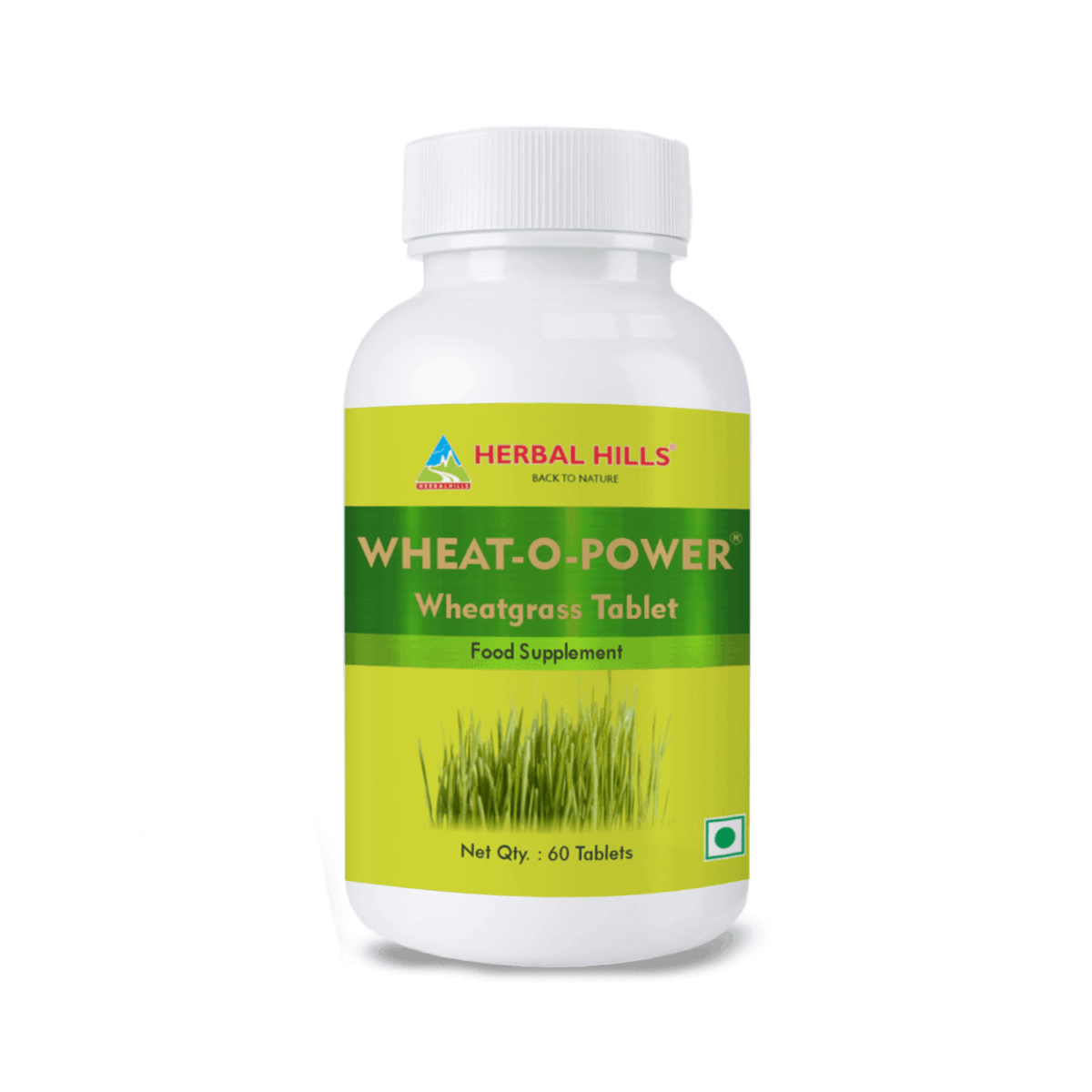 Herbal Hills Wheatgrass Bottle of 500 QTY