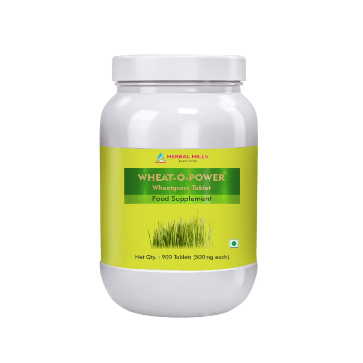 Herbal Hills Wheatgrass 900 Tablets Bottle of 900 QTY