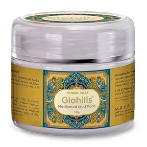 Herbal Hills Glohills Mud Pack 50gms Box of 50 GM