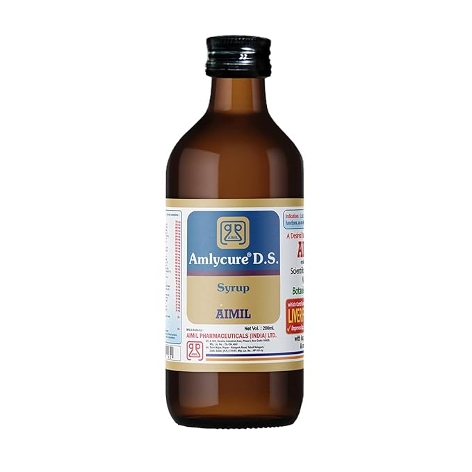 AIMIL Amlycure DS Syrup 200 Ml  Pack of 2 Bottle of 400 ML
