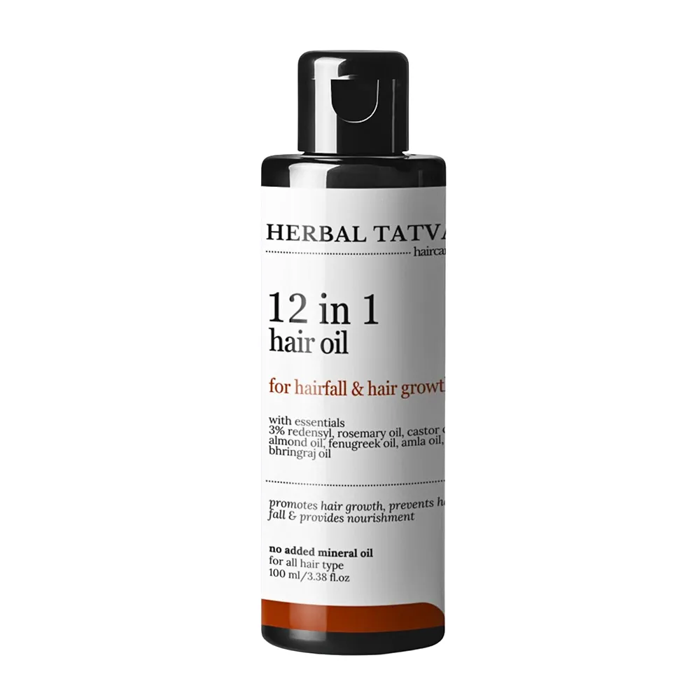 HERBAL TATVA 12 in 1 Hair Oil  For Hair Growth and Hair Bottle of 100 ML
