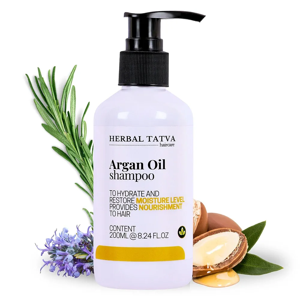 HERBAL TATVA Argan Oil Shampoo Bottle of 200 ML