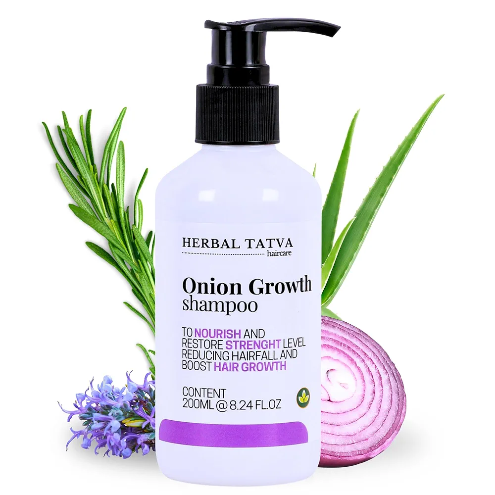 HERBAL TATVA Onion Hair Growth Shampoo 200ml  For Hair Fall Control Bottle of 200 ML