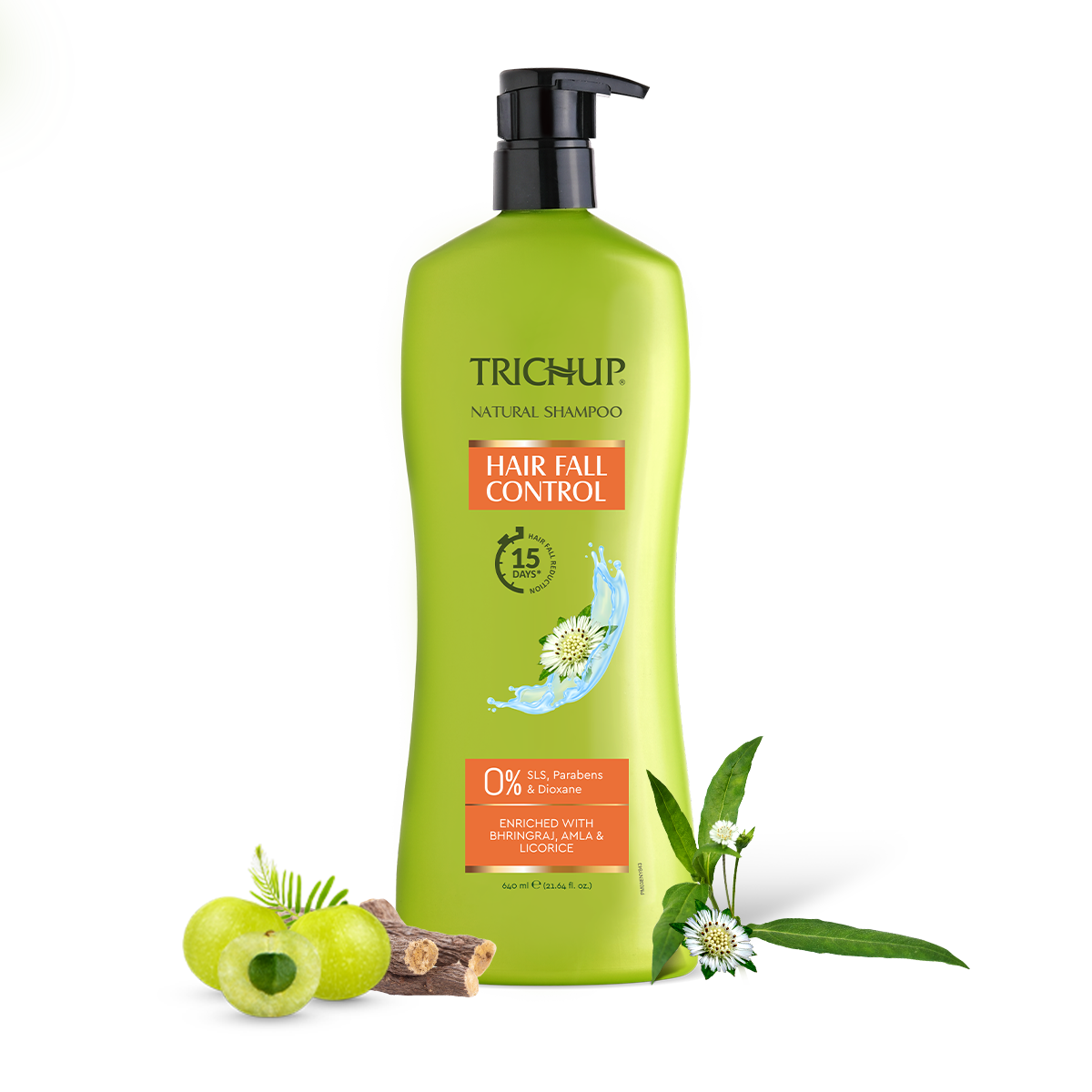 Trichup Hair Fall Control Natural Shampoo 640ml Bottle of 640 ML