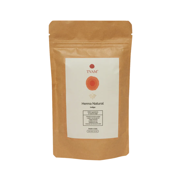 TVAM Natural Hair Colour and Indigo Sachet of 100 GM