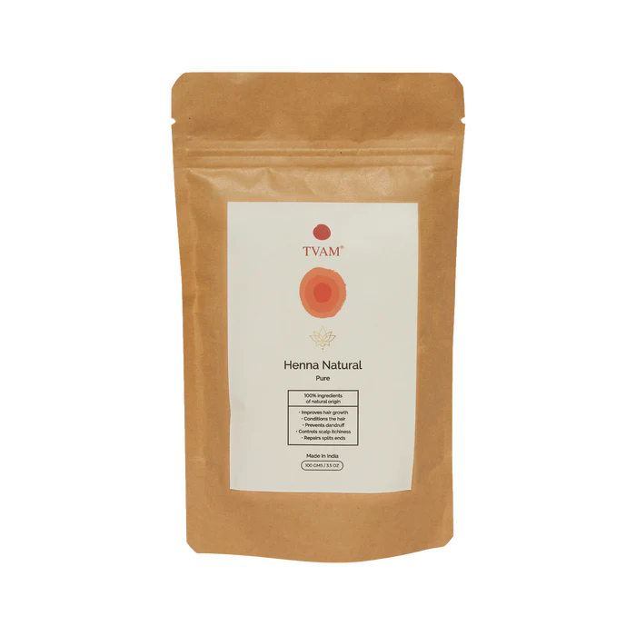 TVAM Pure Natural Henna plus All Natural Indigo Sachet of 200 GM