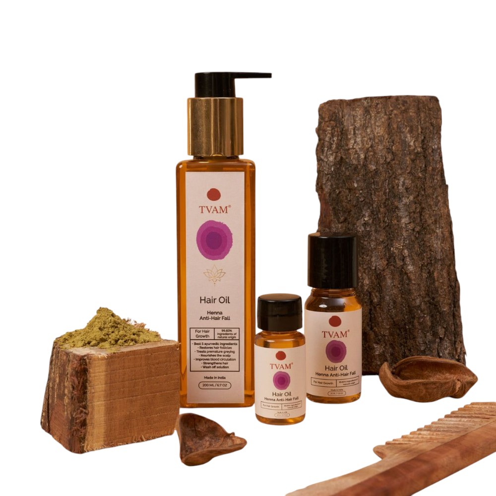 TVAM Henna Hair Oil Bottle of 200 ML