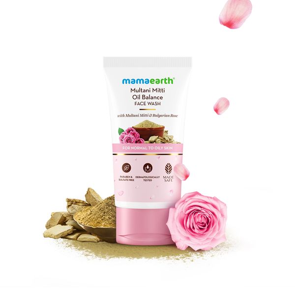 MamaEarth ME Multani Mitti Oil Balance Face Wash 150 ml Tube of 150 ML