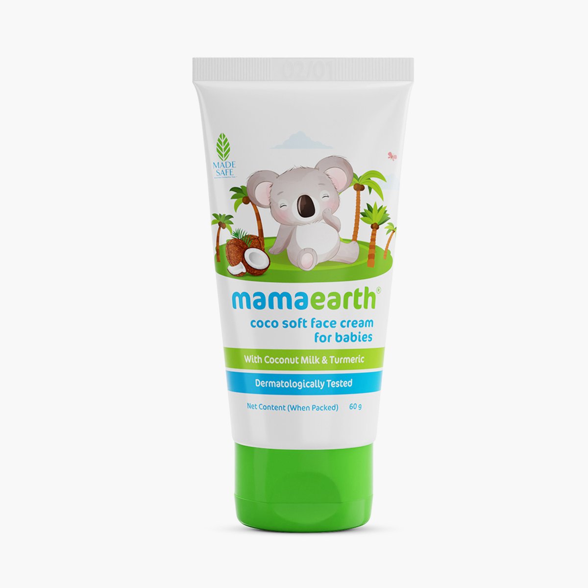 MamaEarth Coco Soft Face Cream For Babies 60 g Tube of 60 GM