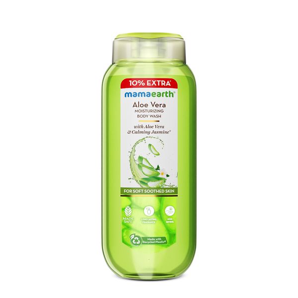 MamaEarthbAloe Vera Moisturizing Body Wash Bottle of 275 ML