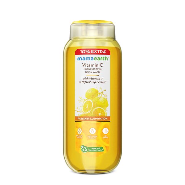 MamaEarth Vitamin C Moisturizing Body Wash Bottle of 275 ML