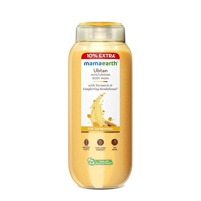 MamaEarth Ubtan Moisturizing Body Wash Bottle of 275 ML