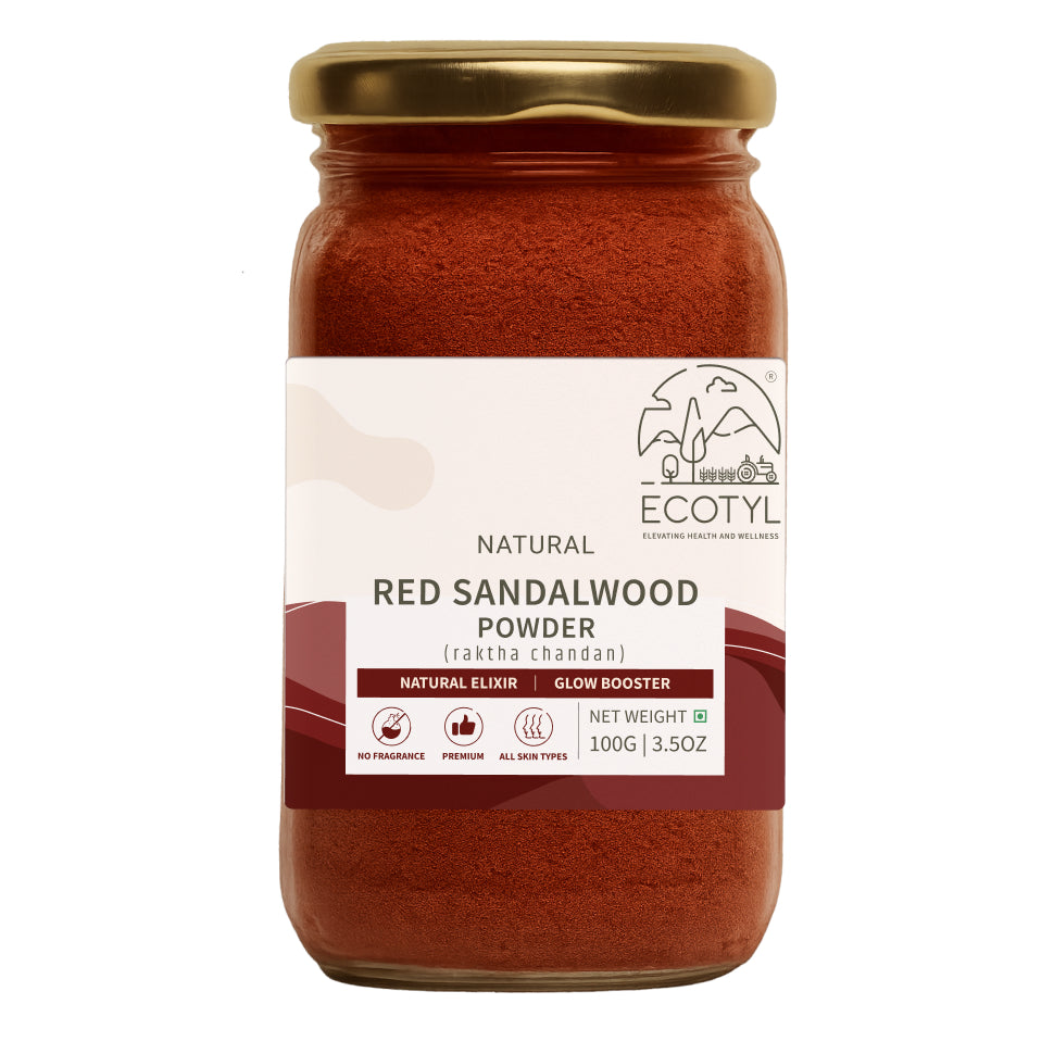 Ecotyl Red Sandalwood Powder100g Jar of 100 GM
