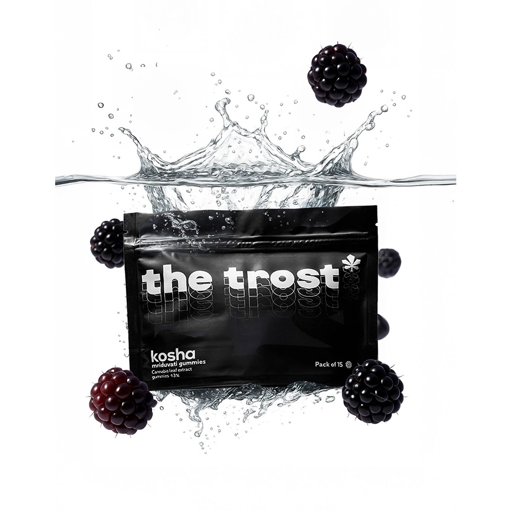 The Trost Kosha Cannabis Gummies 13 percent Berry Blast Flavor Sachet of 15 QTY