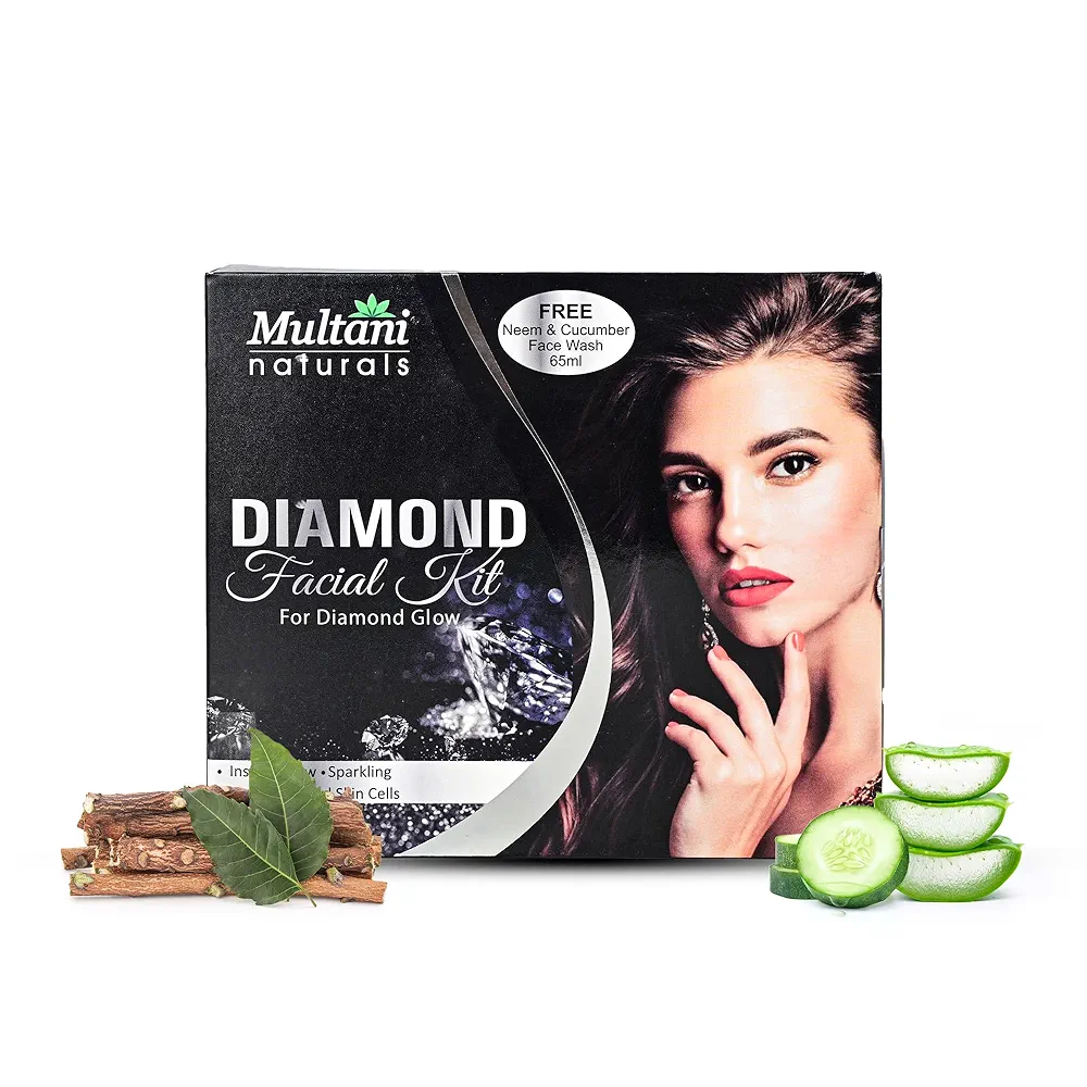 Multani Naturals Diamond Facial Kit  165 ml Tube of 165 ML