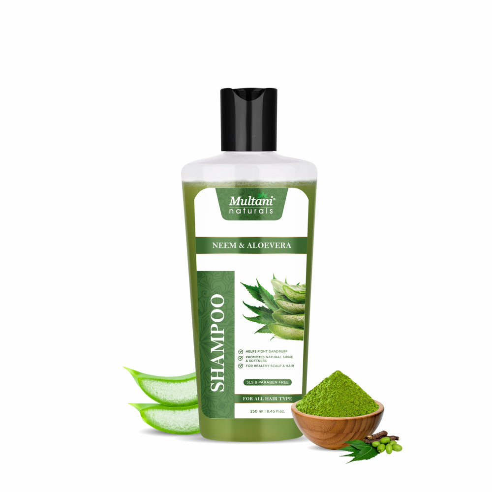 Multani Naturals Neem and Aloe Vera Shampoo  250ml Bottle of 250 ML