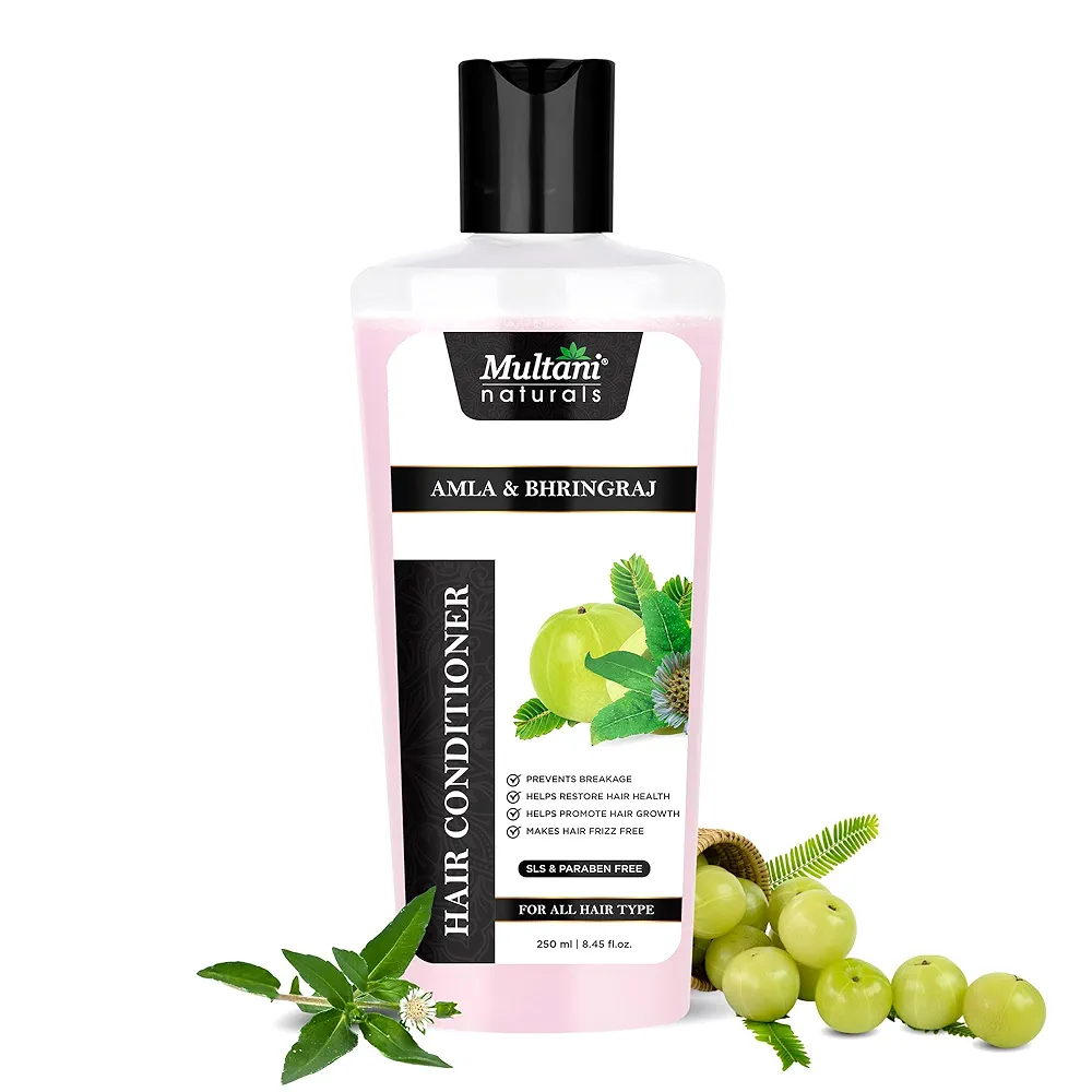 Multani Naturals Amla and Bhringraj Hair Conditioner 250 ml Bottle of 250 ML