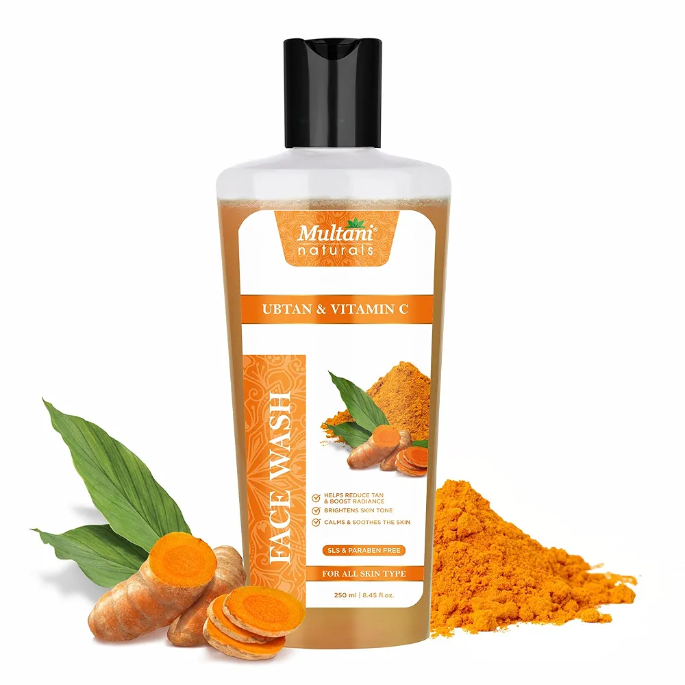 Multani Naturals Ubtan and Vitamin C Face Wash  250 ml Tube of 250 ML