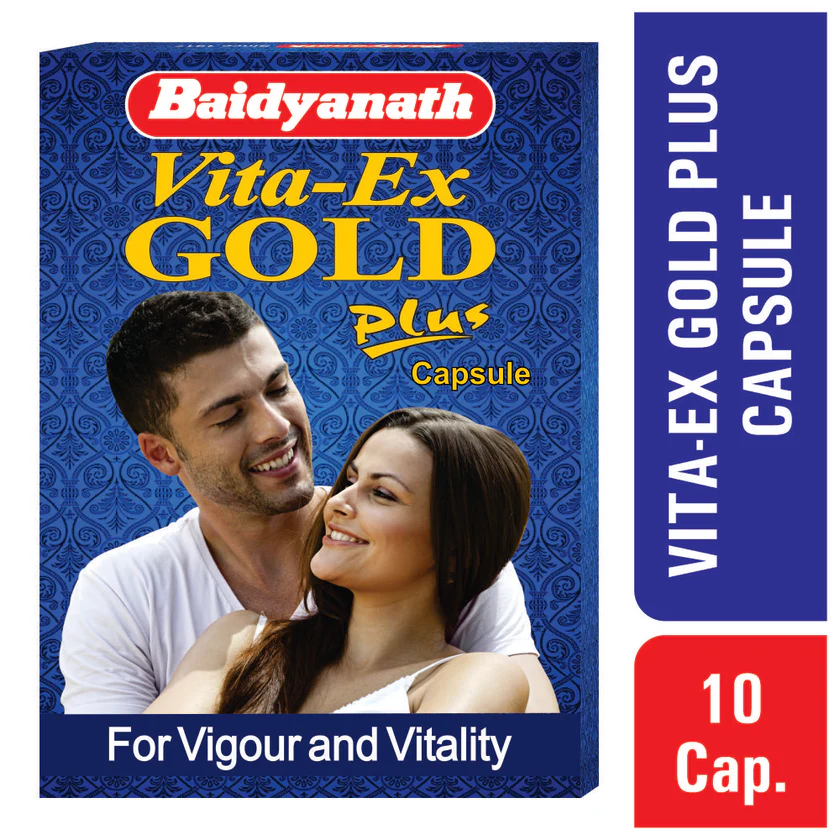 Baidyanath Nagpur VITA EXGOLD PLUS Bottle of 10 QTY