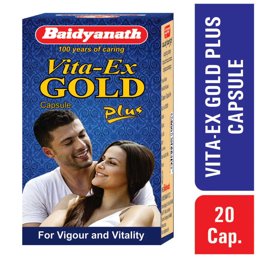 Baidyanath Nagpur VITA EXGOLD PLUS Bottle of 20 QTY