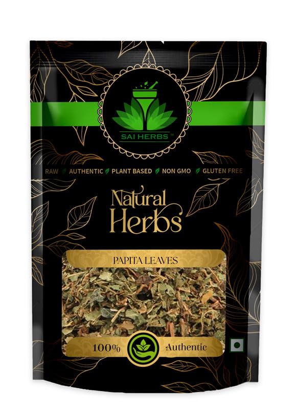 SAI HERBS Papita Leaves Packet of 1000 GM