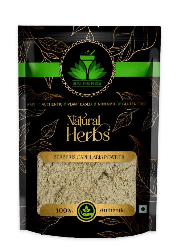 SAI HERBS Berberis Capillaris Powder Packet of 1000 GM