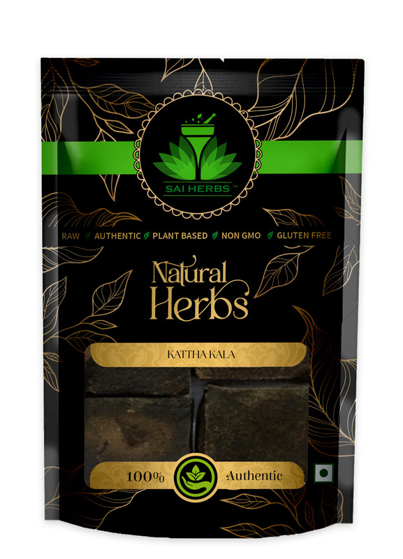 SAI HERBS Kattha Kala Packet of 100 GM