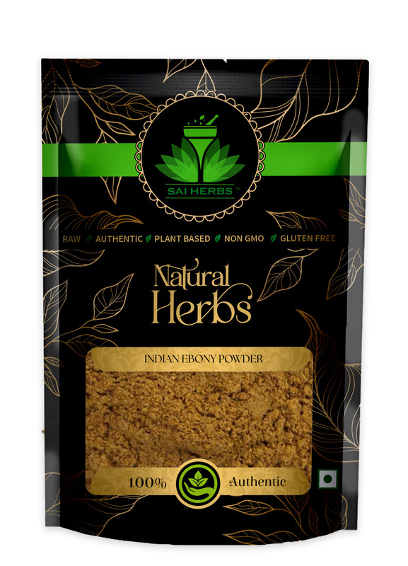 SAI HERBS Raw Indian Ebony Herb Powder  of 100 GM