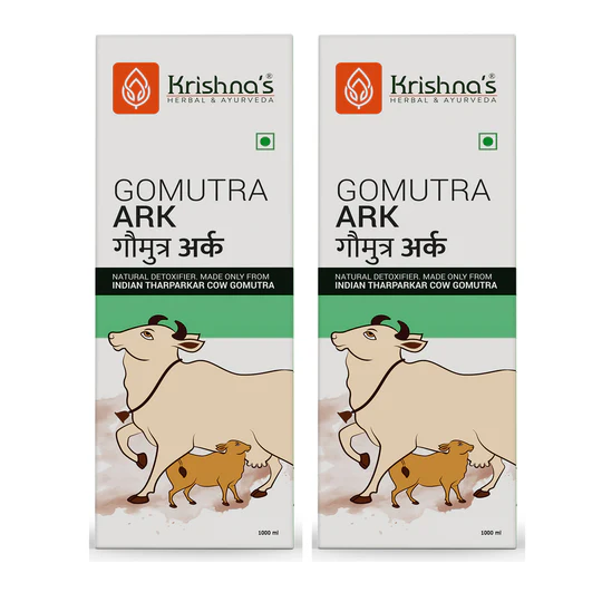 KRISHNA AYURVEDA GOMUTRA ARK 500 ml Bottle of 2000 ML