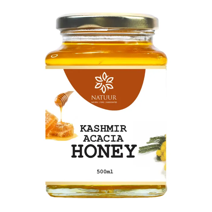 Natuur Pure Honey  Kashmir Acacia Jar of 500 ml GM
