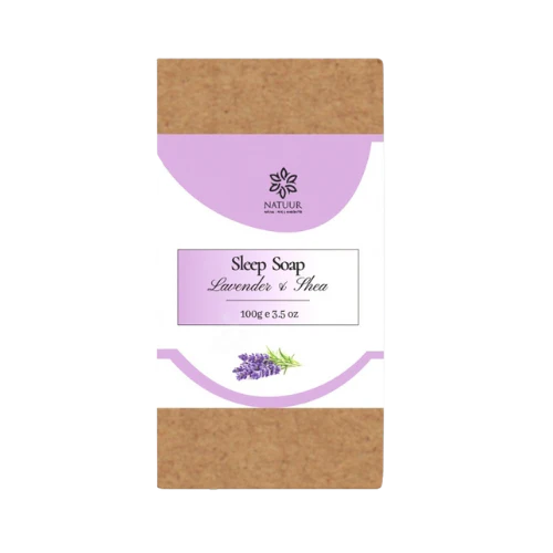 Natuur Lavender Shea  Sleep Soap Foil of 100 GM