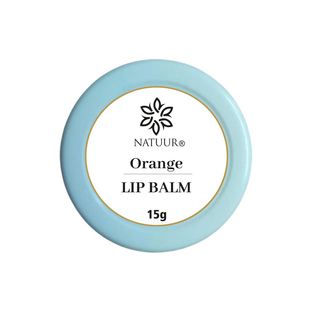 Natuur Lip Balm  Orange Jar of 15 GM