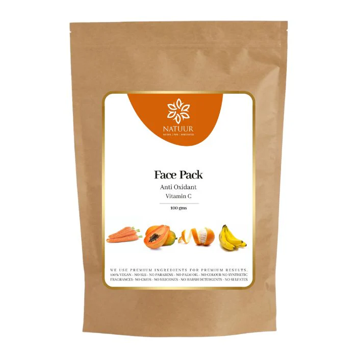 Vitamin C Face Pack   AntiOxidant Foil of 100 GM