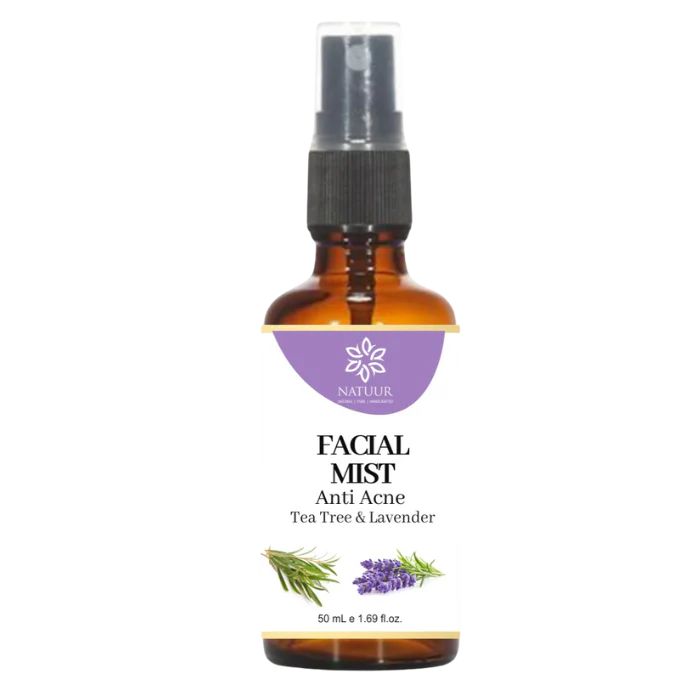 Natuur Facial Mist Tea Tree and lavender Bottle of 50 ML