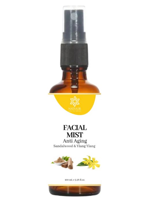 Natuur Facial Mist Sandalwood and Ylang Ylang Anti Aging Bottle of 100 ML