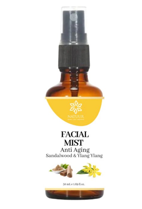 Natuur Facial Mist Vetiver and Chamomile Bottle of 50 ML