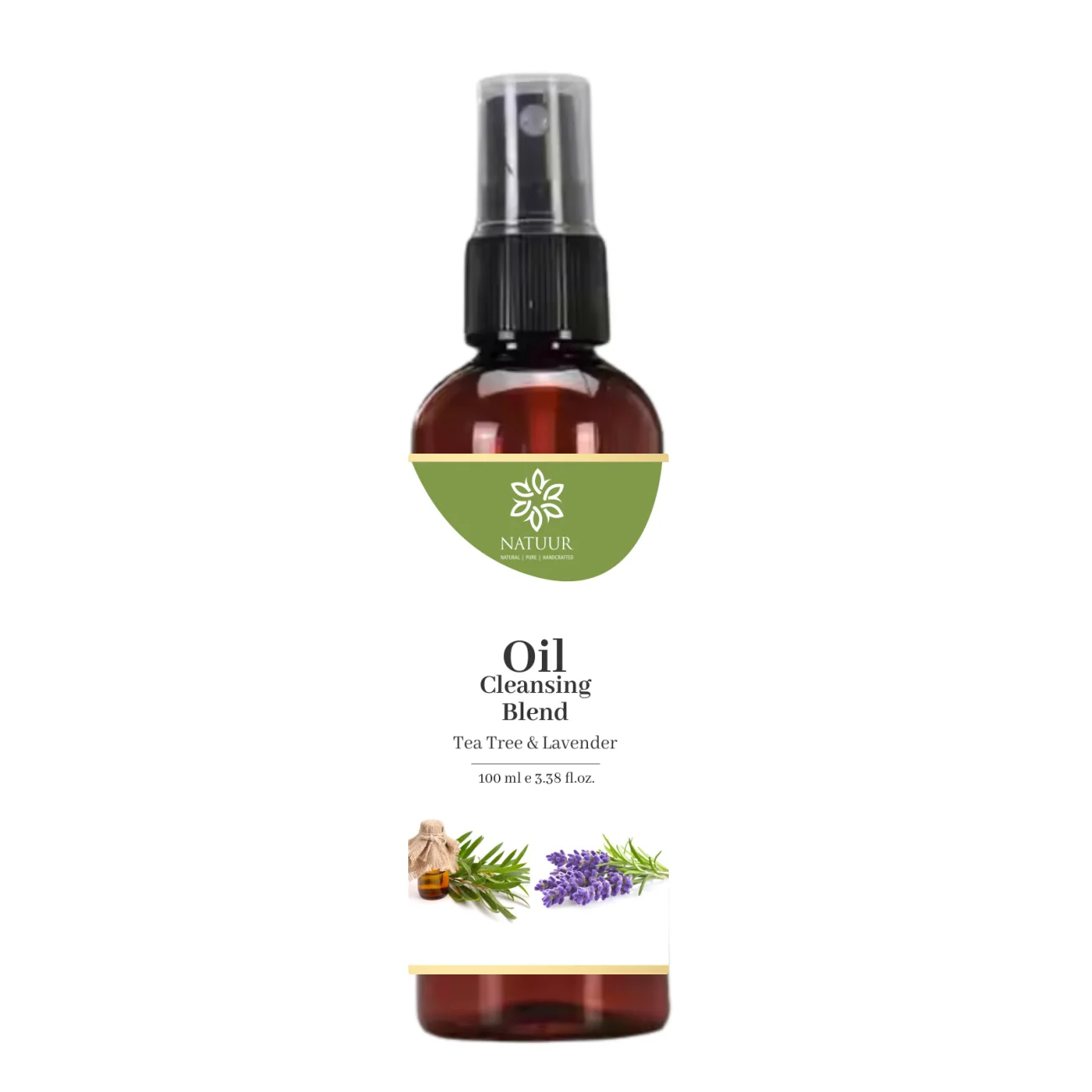 Natuur Oil Cleansing Blend  Tea tree and Lavender Bottle of 100 ML