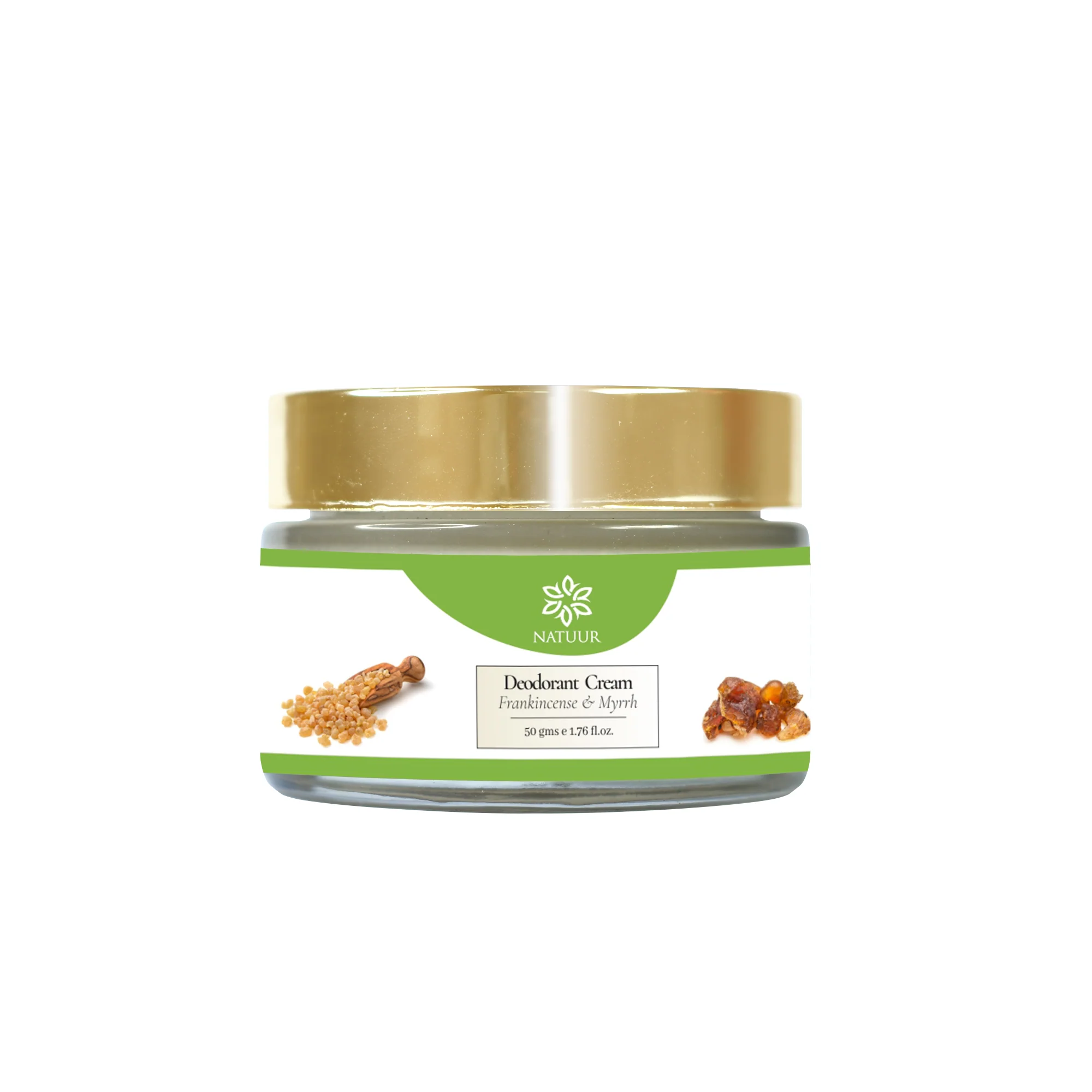 Deodorant Cream  Myrrh and Frankincense Jar of 50 GM