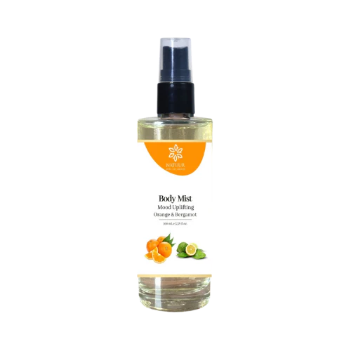Body Mist  Orange Bergamot Mood Uplifting Bottle of 100 ML