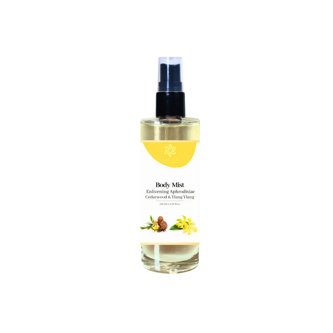 Body Mist Cedarwood and Ylang Ylang Bottle of 100 ML