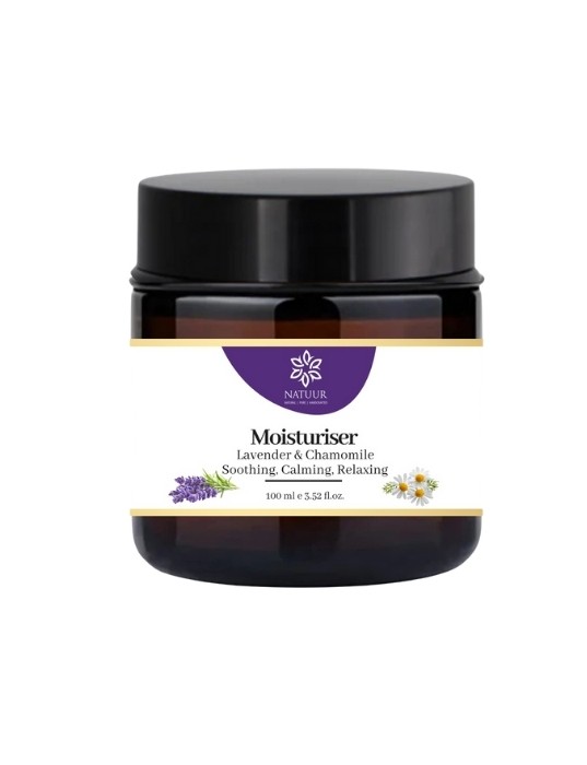 Moisturiser Lavender Chamomile  Soothing Calming relaxing Jar of 100 GM
