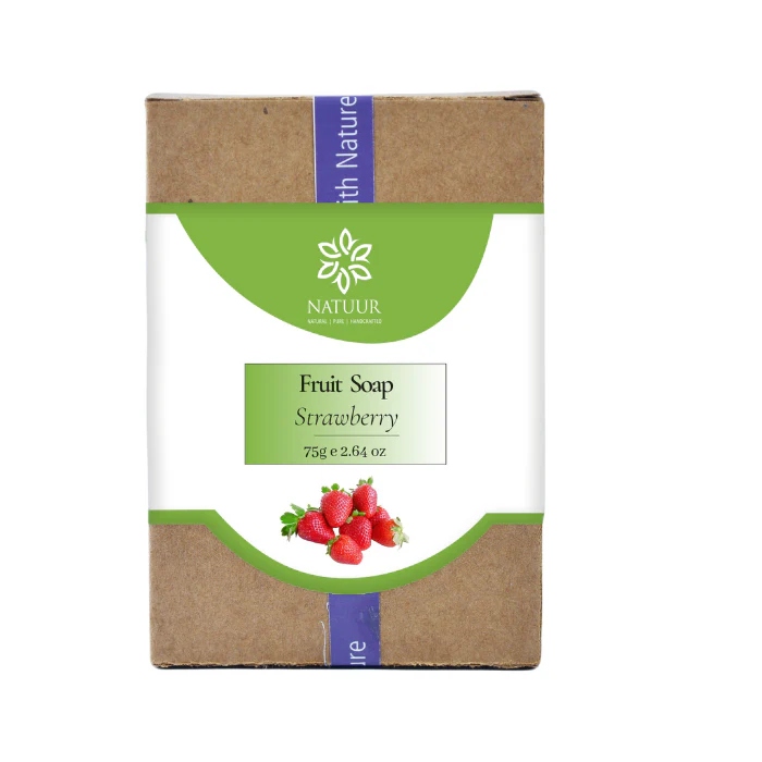 Fruit Soap Strawberry Foil of 75 GM