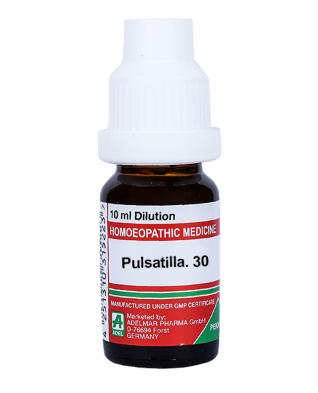 ADEL Pulsatilla Dilution 30 CH Bottle of  10 ML