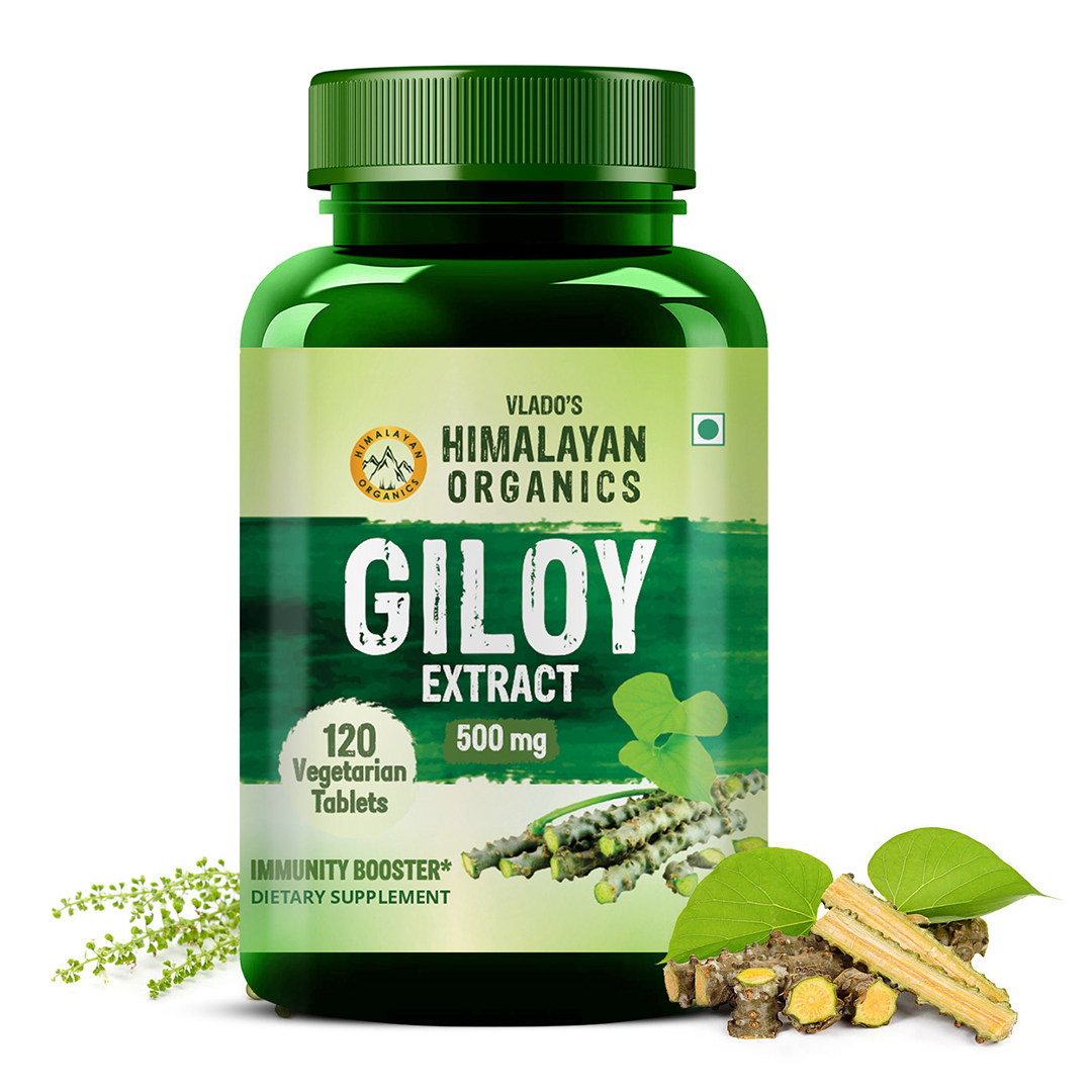 Himalayan Organics Giloy Extract Bottle of 120 Tablets Tablet