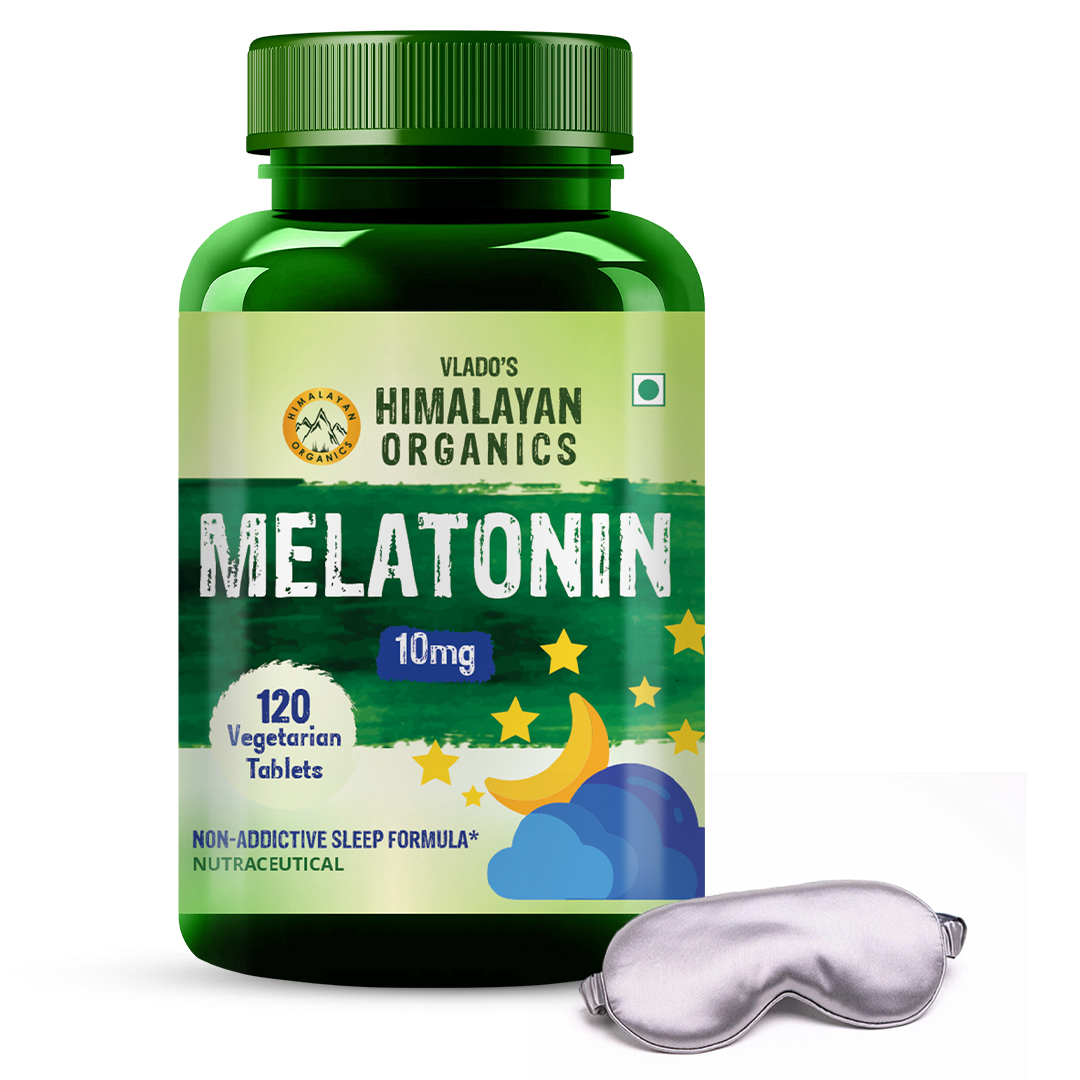 Himalayan Organics Melatonin 10Mg Bottle of 120 Tablets Tablet