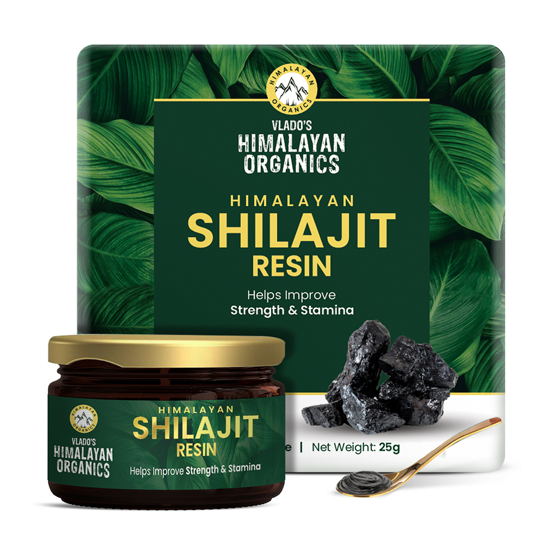 Himalayan Organics Pure Shilajit Resin Jar of 25 Gram GM