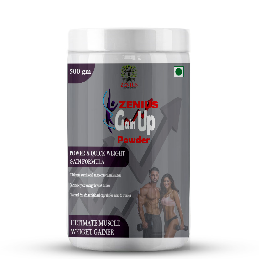 Zenius Gain Up Powder Bottle of 500 GM