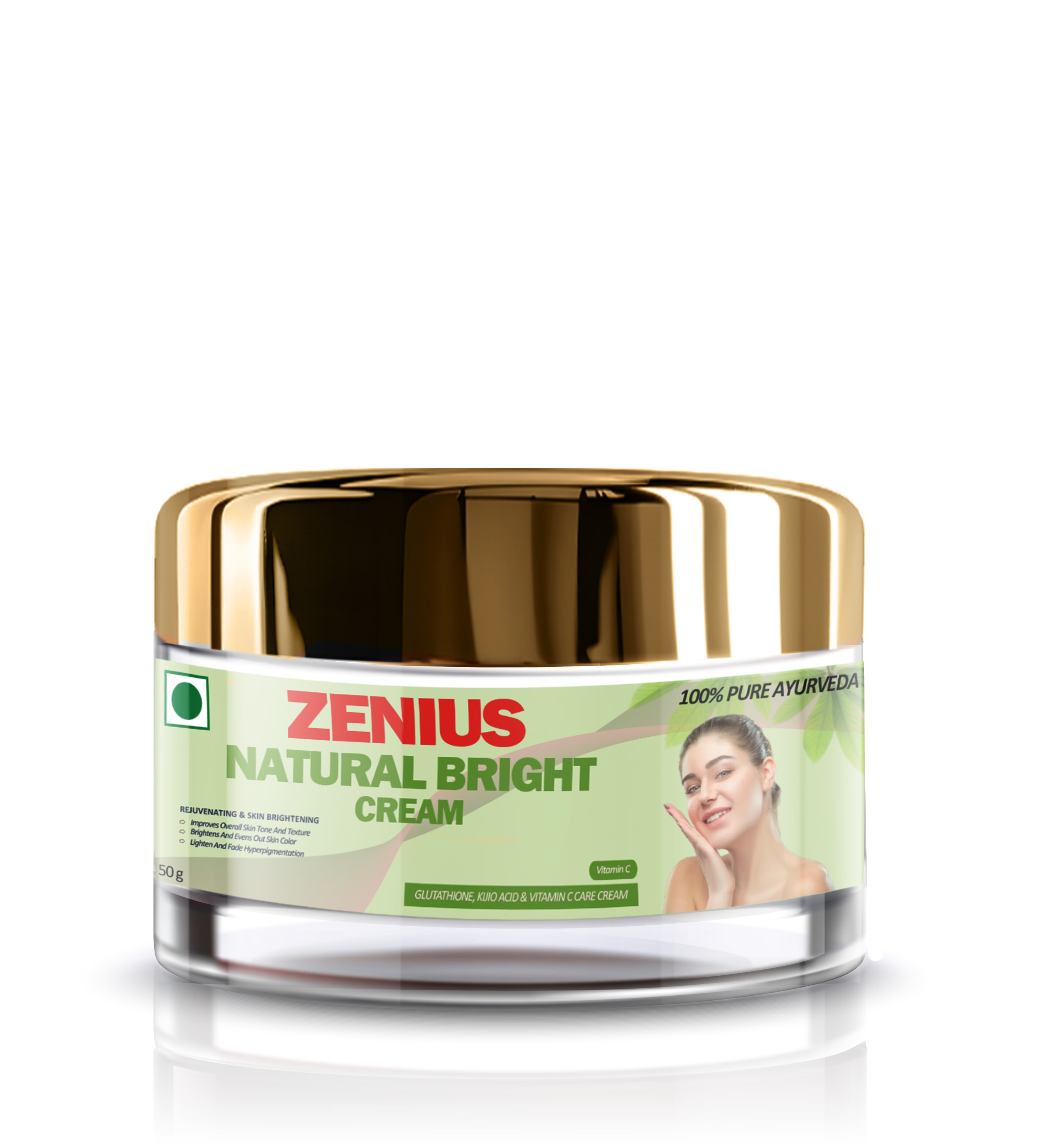 Zenius Natural Bright Cream Jar of 50 GM
