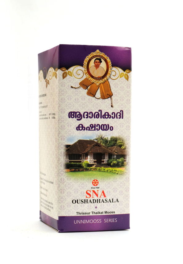 SNA OUSHADHASALA Aadaarikaadi Kashayam Bottle of 200 ML