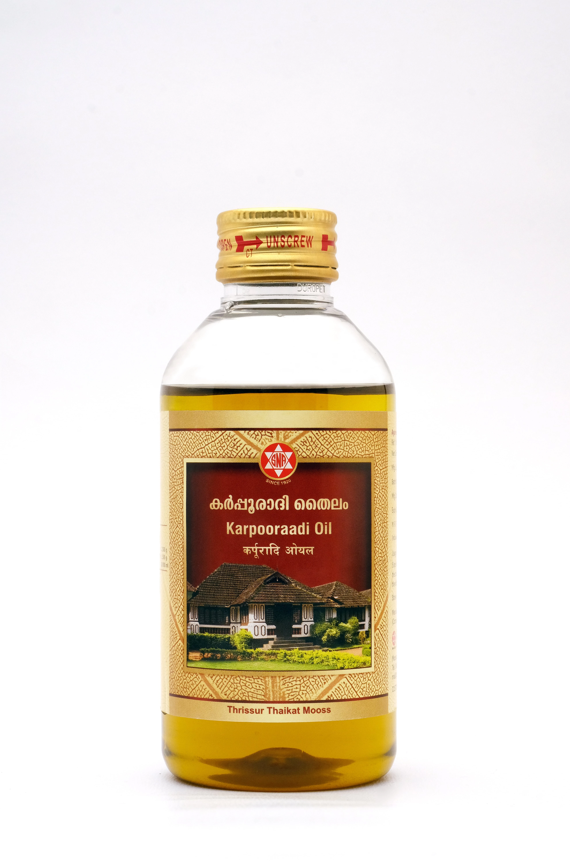 SNA OUSHADHASALA Karpooraadi Oil Bottle of 200 ML